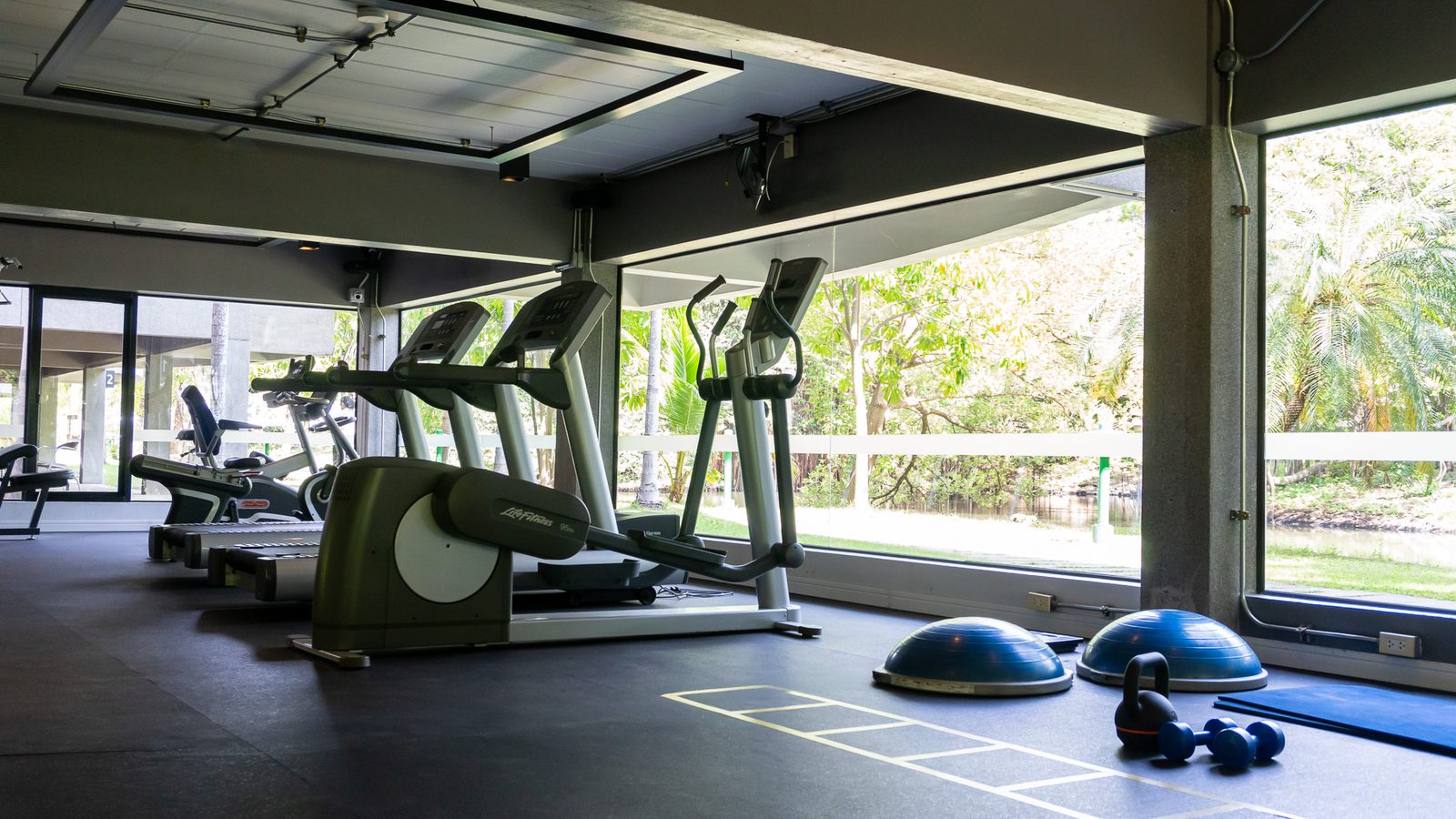 Fitness center at The Leela Resort & Spa Pattaya