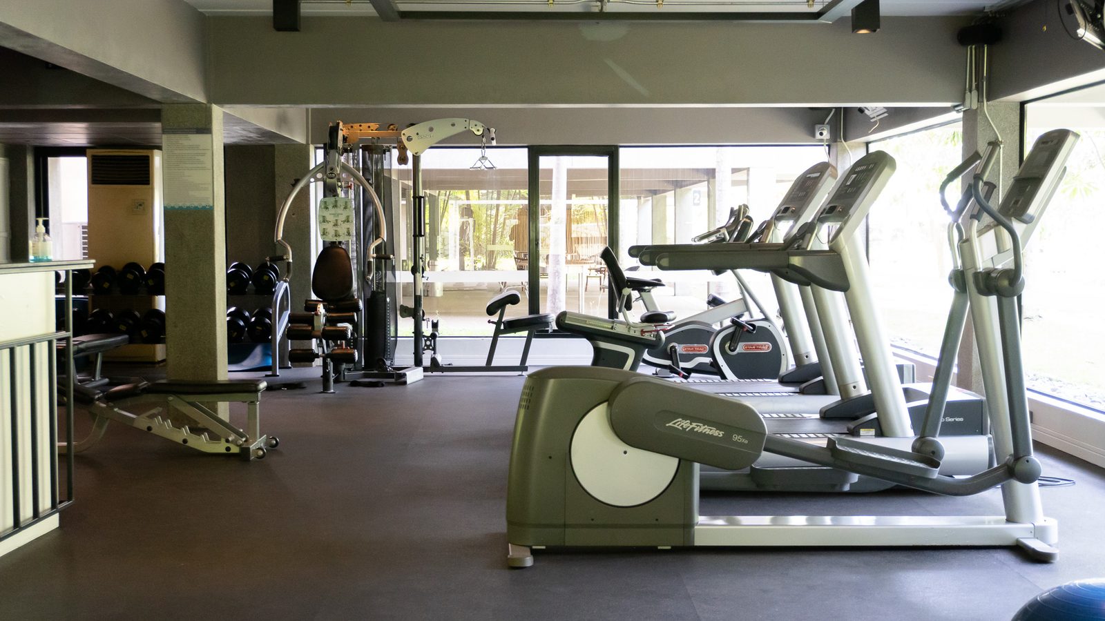 Fitness center at The Leela Resort & Spa Pattaya