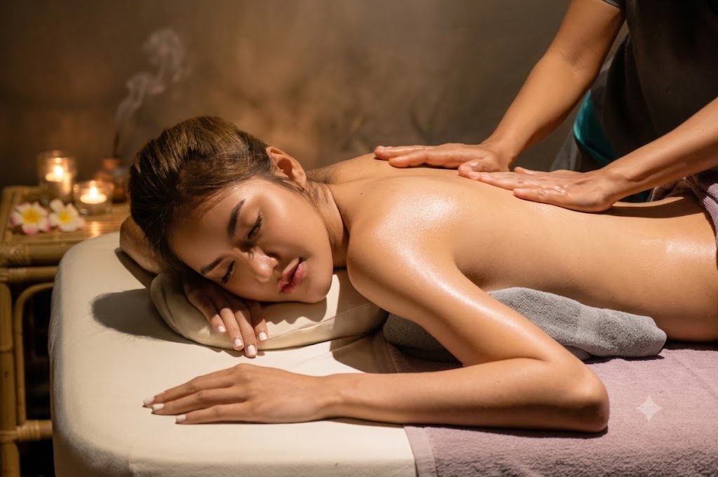 In-room spa massage treatment at The Leela