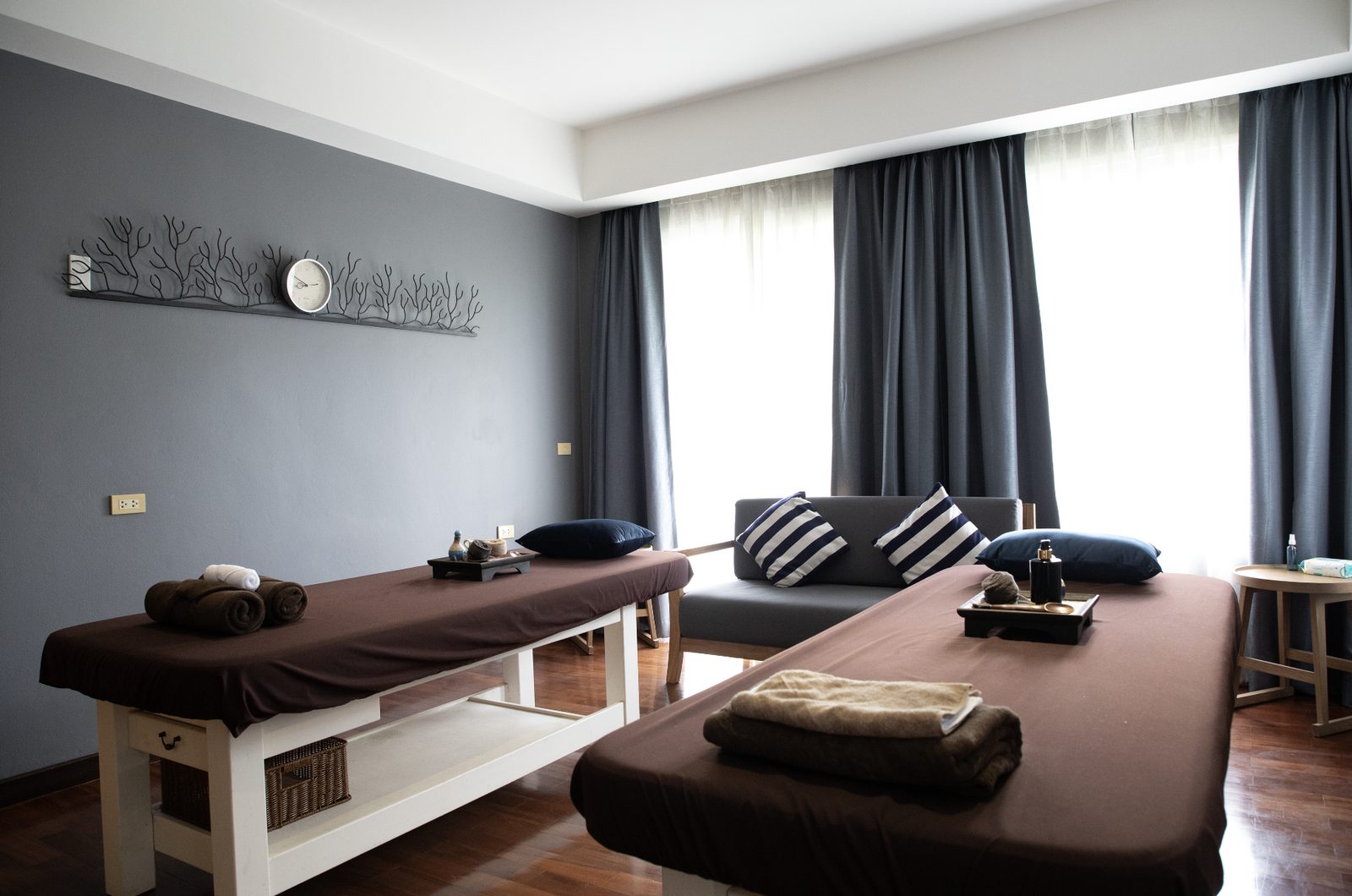 Spa treatment room at The Leela Resort & Spa Pattaya